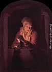 Woman with a candle